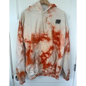 EVERYBODY.WORLD NPR Pride Hoodie XXL Orange Tie Dye Philadelphia Printworks PPW